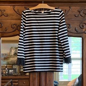 J. Crew Factory Boatneck Tee Sm M